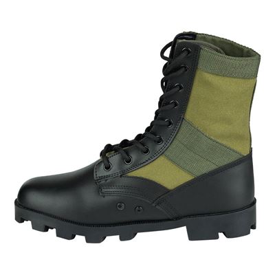 JUNGLE-Schuhe aus Leinen, GRÜN FOSTEX 231177-GR 5