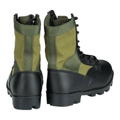 JUNGLE-Schuhe aus Leinen, GRÜN FOSTEX 231177-GR 4
