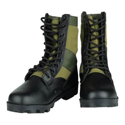 JUNGLE-Schuhe aus Leinen, GRÜN FOSTEX 231177-GR 3