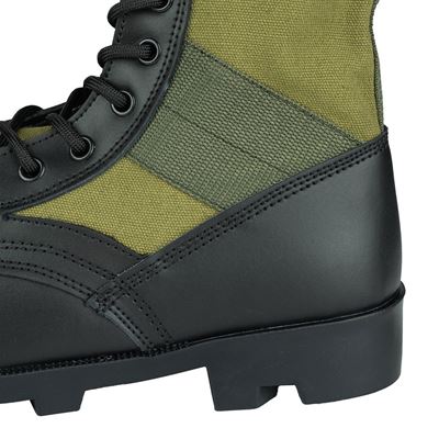 JUNGLE-Schuhe aus Leinen, GRÜN FOSTEX 231177-GR 2