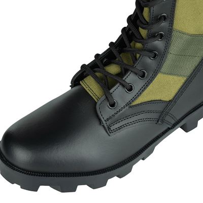 JUNGLE-Schuhe aus Leinen, GRÜN FOSTEX 231177-GR 8