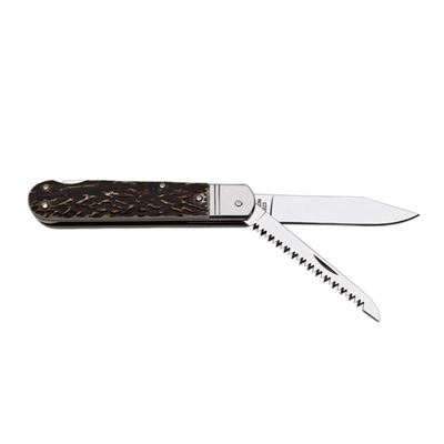 Klappmesser 232-XH-2 mit Geweihimitat EDELSTAHL mit Klingenarretierungen Plastikgriff MIKOV 232-XH-2 3