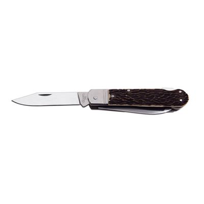 Klappmesser 6 KP mit Geweihimitat EDELSTAHL mit Klingenarretierungen Plastikgriff MIKOV 232-XH-6 KP 5