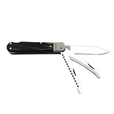 Klappmesser EDELSTAHL 3 KP mit Klingenarretierungen Griff aus BÜFFELHORNOVINA