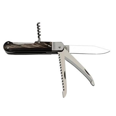 Klappmesser EDELSTAHL 4V/KP mit Klingenarretierungen Griff aus BÜFFELHORNOVINA