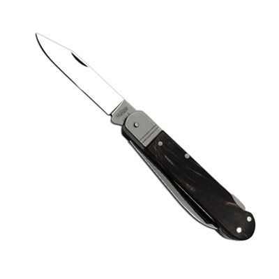 Klappmesser EDELSTAHL 4V/KP mit Klingenarretierungen Griff aus BÜFFELHORNOVINA