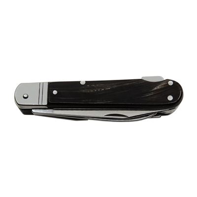 Klappmesser EDELSTAHL 6 KP mit Klingenarretierungen Griff aus BÜFFELHORNOVINA