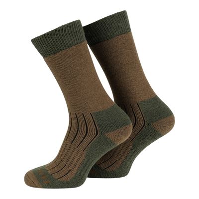 Outdoor-Socken MERINO BROWN GREEN