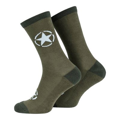 Socken US Army WWII GRÜN