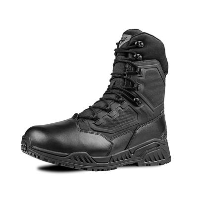 Taktische Stiefel BRIGADE 8" mit Reißverschluss SCHWARZ