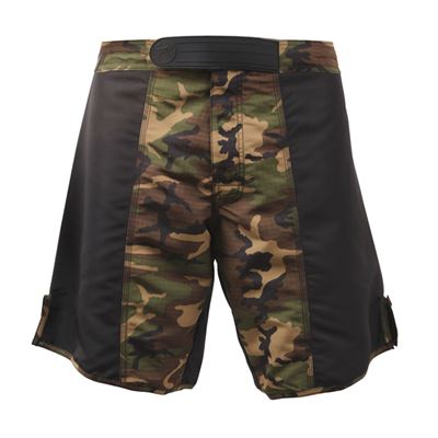 Shorts MMA FIGHT rip-stop WOODLAND/SCHWARZ