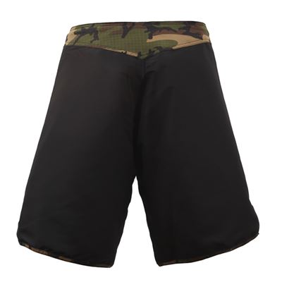 Shorts MMA FIGHT rip-stop WOODLAND/SCHWARZ