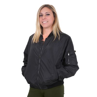 Damen Bomberjacke MA1 FLIGHT BLACK