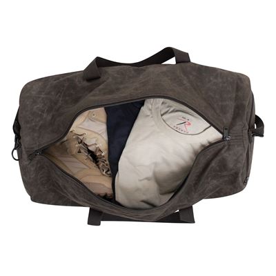 Umhängetasche WAXED DUFFLE BAG 24" BRAUN ROTHCO 2417BR 4