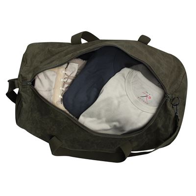 Umhängetasche WAXED DUFFLE BAG 24" GRÜN ROTHCO 2417OD 4