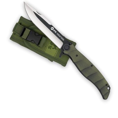 Klappmesser K25 G10 OLIV + Etui