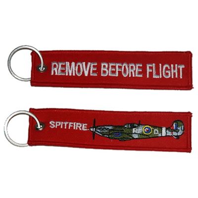 Schlüsselanhänger REMOVE BEFORE FLIGHT / SPITFIRE