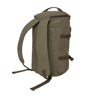 Tasche/Rucksack/vak CONVERTIBLE 19" Leine GRÜN/BRAUN