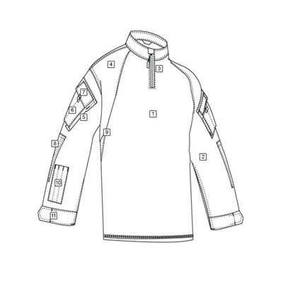 Combatshirt 1/4 zip COLD WEATHER MULTICAM®
