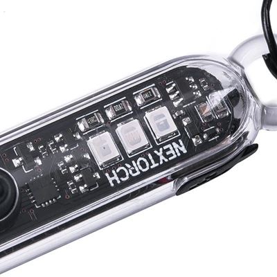 Multifunktions Taschenlampe K40 mit 3 Lichtfarben + UV-Licht NEXTORCH K40-365UV 2