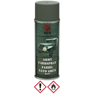 Farbe ARMY in Sprühdose 400 ml NATO GRÜN