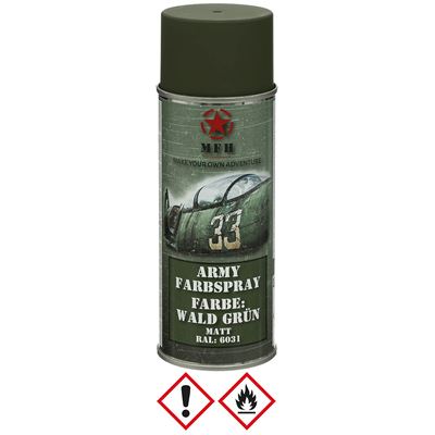 Farbe ARMY in Sprühdose 400 ml WALD GRÜN