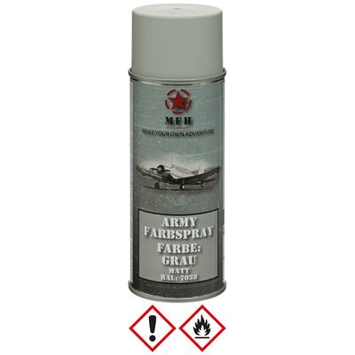 Farbe ARMY in Sprühdose 400 ml GRAU