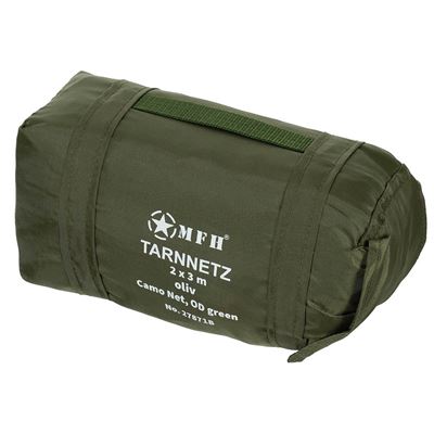 Tarnnetz + Hülle PVC 6 x 3 m GRÜN