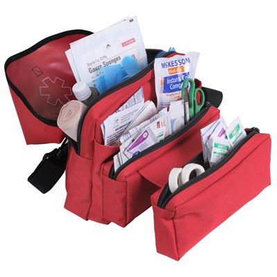 Medical Tasche EMS auseinander faltbar ROT