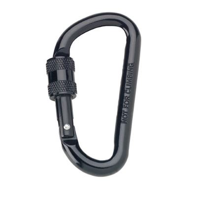 Karabiner 80mm SCHWARZ