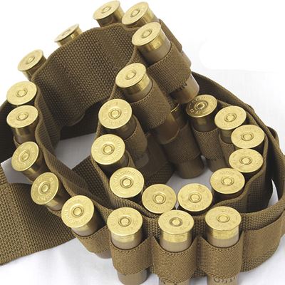 Gurt BANDOLIER für Schrotmunition COYOTE