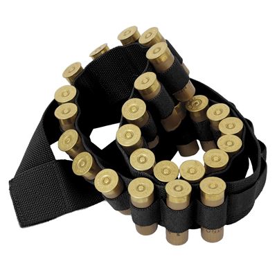 Gurt BANDOLIER für Schrotmunition SCHWARZ