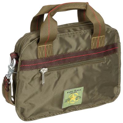 Umhängetasche klein mit Karabinerhacken GRÜN Pure Trash 30031 2