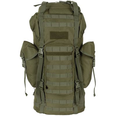Kampfrucksack MOLLE 65 l gepolstert + ALU-Verstärkung OLIVE MFH 30250B 2