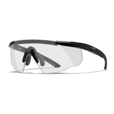 Taktische Sonnenbrille SABER ADVANCED SCHWARZER Rahmen KLAR Gläser
