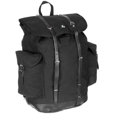 Gebirgsrucksack altes Modell BW 30L gepolsterte Träger SCHWARZ