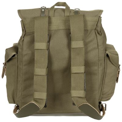 Gebirgsrucksack altes Modell BW 30L gepolsterte Träger GRÜN