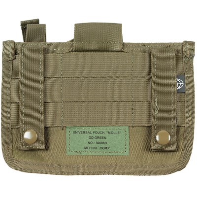 Pouch für Handy, Ausweise, Messer MOLLE GRÜN