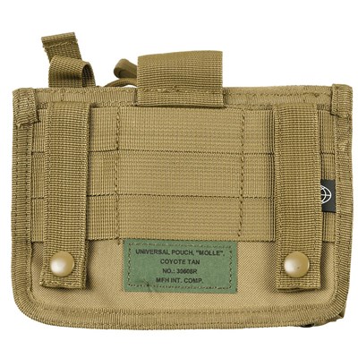 Pouch für Handy, Ausweise, Messer MOLLE COYOTE BROWN