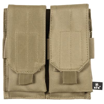 Double Mag Pouch MOLLE M4/M16 COYOTE BROWN