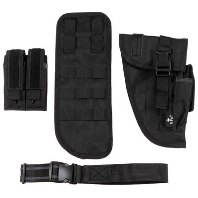 Tiefziehholster und Mag Pouches Tactical rechts SCHWARZ