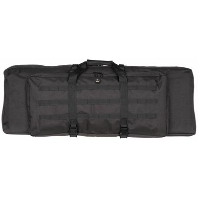 Gewehrtasche für zwei Gewehre 90cm MODULAR mit Rückengurten SCHWARZ
