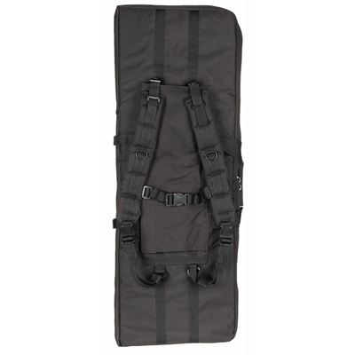 Gewehrtasche für zwei Gewehre 90cm MODULAR mit Rückengurten SCHWARZ