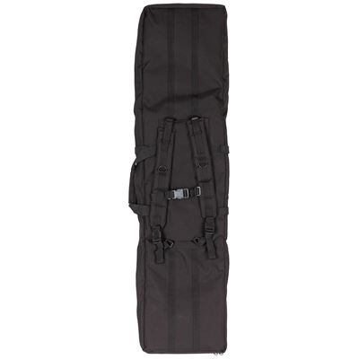 Gewehrtasche für zwei Gewehre MODULAR mit Rückengurten SCHWARZ