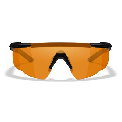 Taktische Sonnenbrille SABRE ADVANCED Set 3 Gläsern SCHWARZER Rahmen
