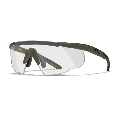 Taktische Sonnenbrille SABRE ADVANCED Set 3 Gläsern OLIVE Rahmen