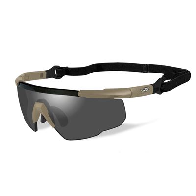 Taktische Sonnenbrille SABRE ADVANCED Set 3 Gläsern TAN Rahmen