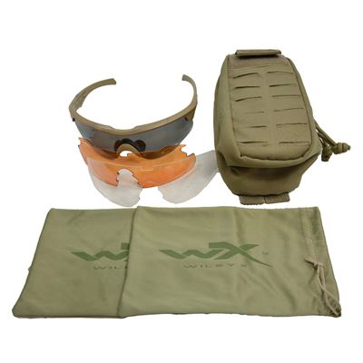 Taktische Sonnenbrille SABRE ADVANCED Set 3 Gläsern TAN Rahmen gebraucht