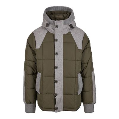 Jacke GARRET gefüttert OLIVE GREEN