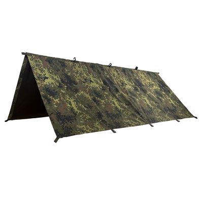 Biwakplane 280 x 300 cm BW SpezKr IRR BW FLECKTARN